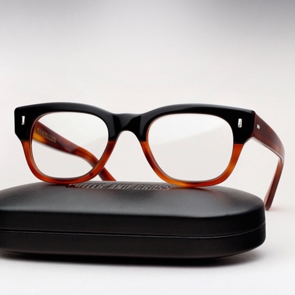 Sold - Cutler & Gross Black on Turtle Eyeglasses - Picture 6 of 7